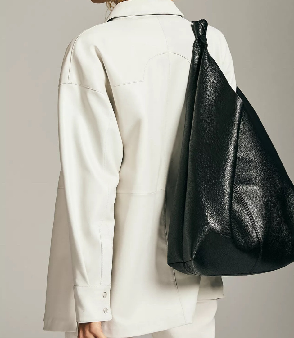 The love knot faux leather bag 
On trend 
Perfect for fall 🍂 anthropology 

#LTKitbag #LTKHoliday #LTKSeasonal