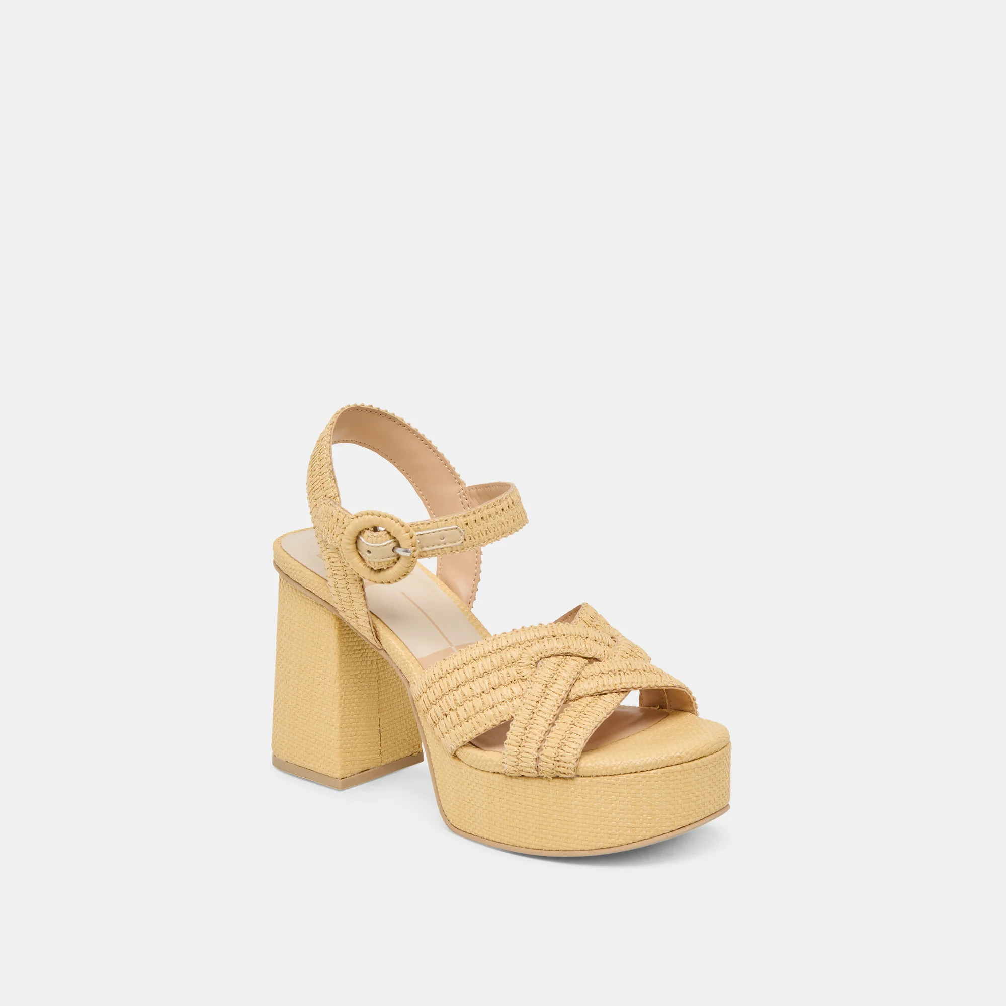 Bety Lt Natural Raffia Heels | Dolce Vita | DolceVita.com