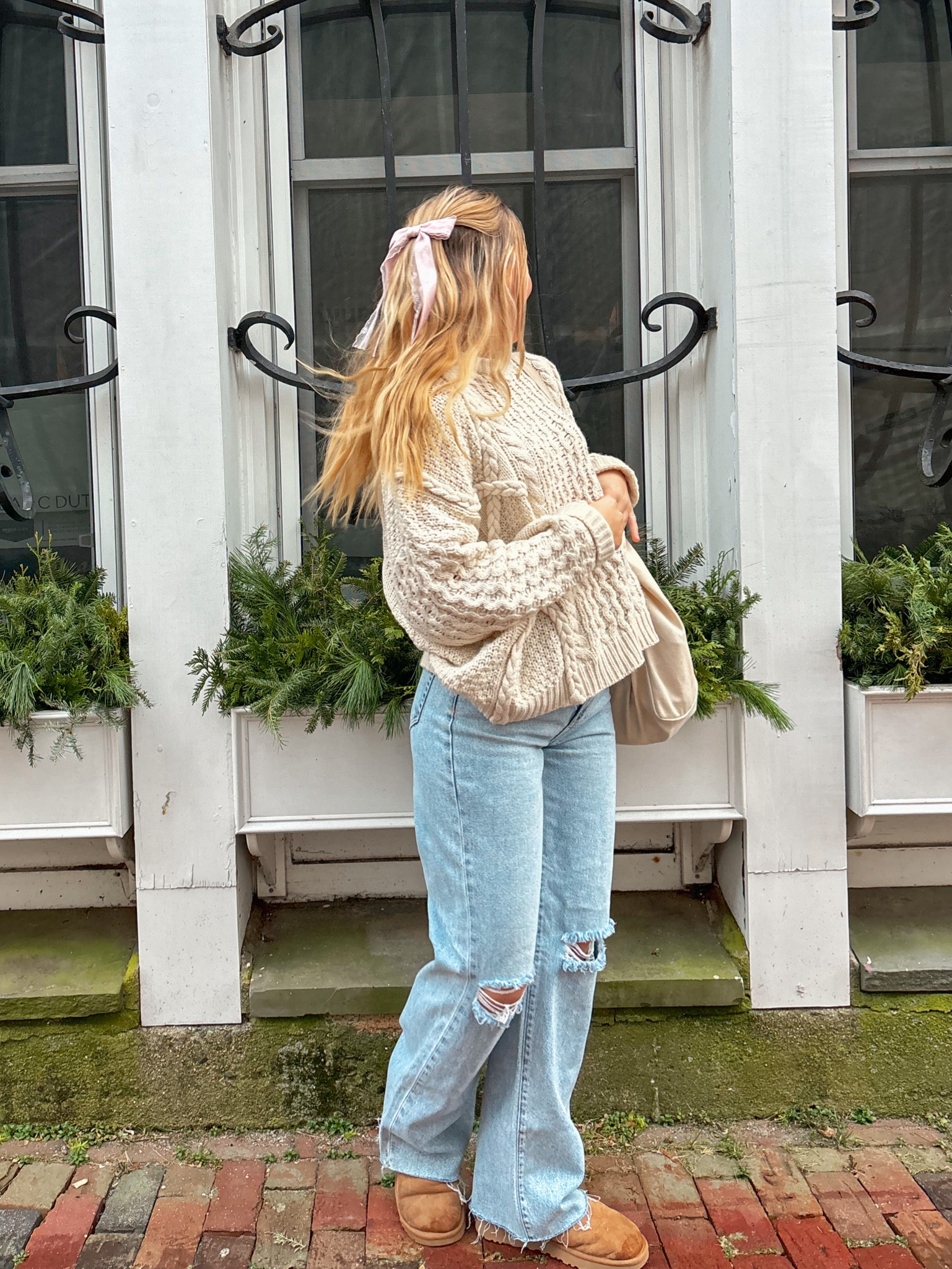 winter shopping outfit 