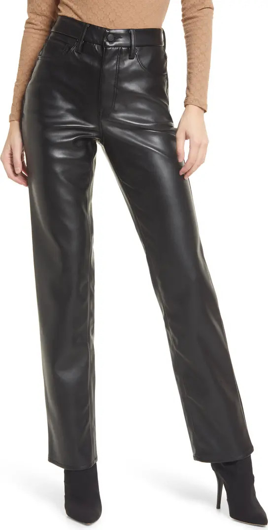 Better Than Leather Faux Leather Good Icon Pants | Nordstrom