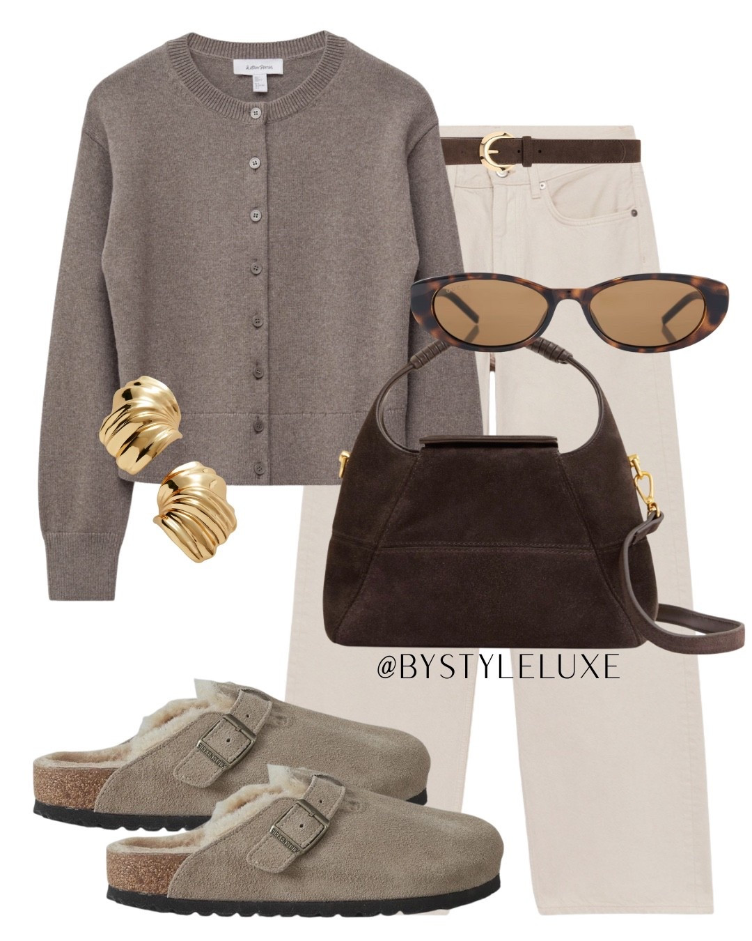 TAUPE - adore this taupe cardigan styled with off-white jeans and these cosy shearling lined Birkenstocks for Autumn

#autumnoutfit #jeans #knitwear 

#LTKautumn #LTKjeans #LTKshoes