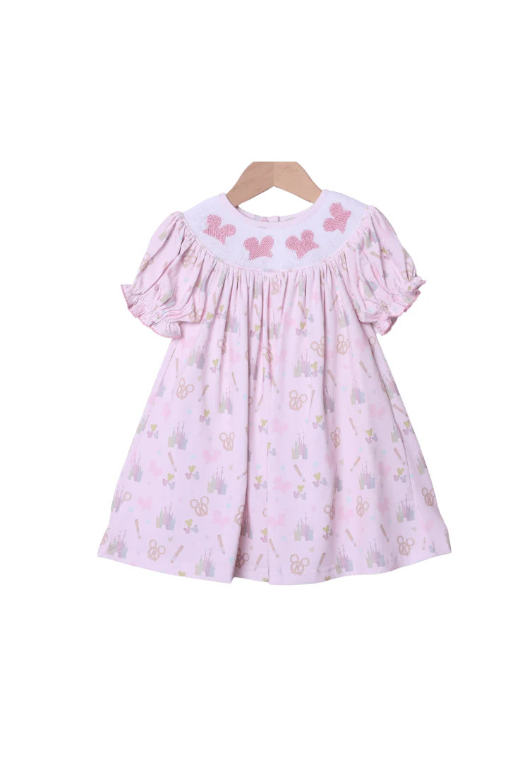 Smocked Mouse Park Snacks Dress | The Smocked Flamingo
