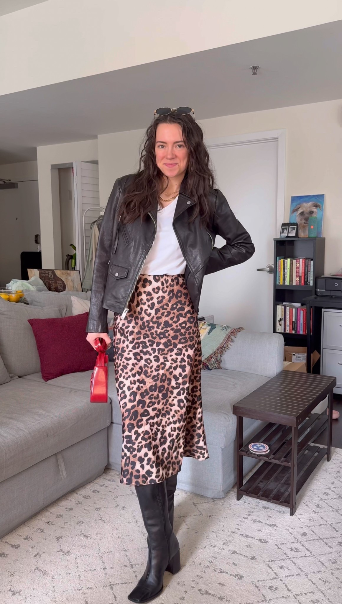 date night outfit, leopard print skirt outfit, white tee and leather jacket, edgy feminine style, fall date night outfit, petite fashion date night, how to style a slip skirt, leather jacket with midi skirt, knee high boots outfit, petite chic style, bold date night look, elevated casual outfit, neutral and animal print outfit, petite leather jacket styling, date night fashion inspiration, leopard midi skirt look, dinner date outfit idea, petite edgy fashion, confident outfit for night out, stylish petite date outfit

#LTKStyleTip #LTKPetite #LTKFindsUnder50