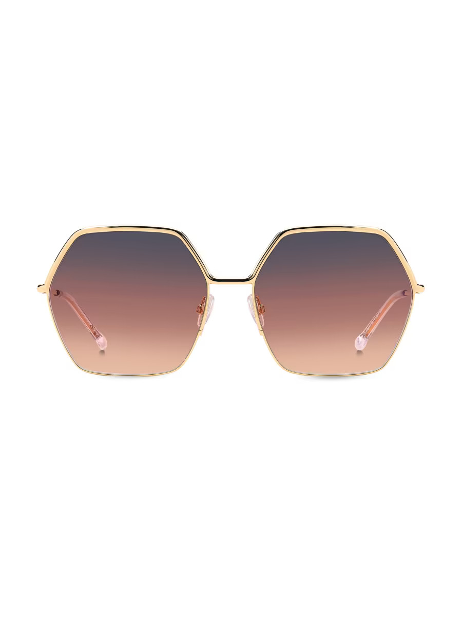 Isabel Marant 59MM Geometric Sunglasses | Saks Fifth Avenue | Saks Fifth Avenue