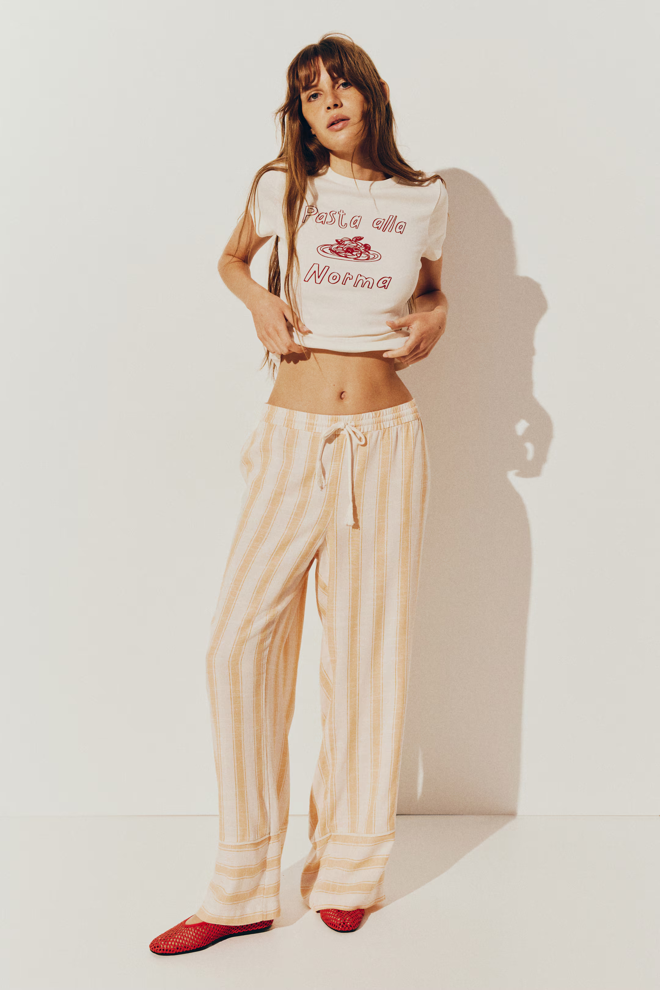 Straight-Leg Drawstring Pants | H&M (US + CA)