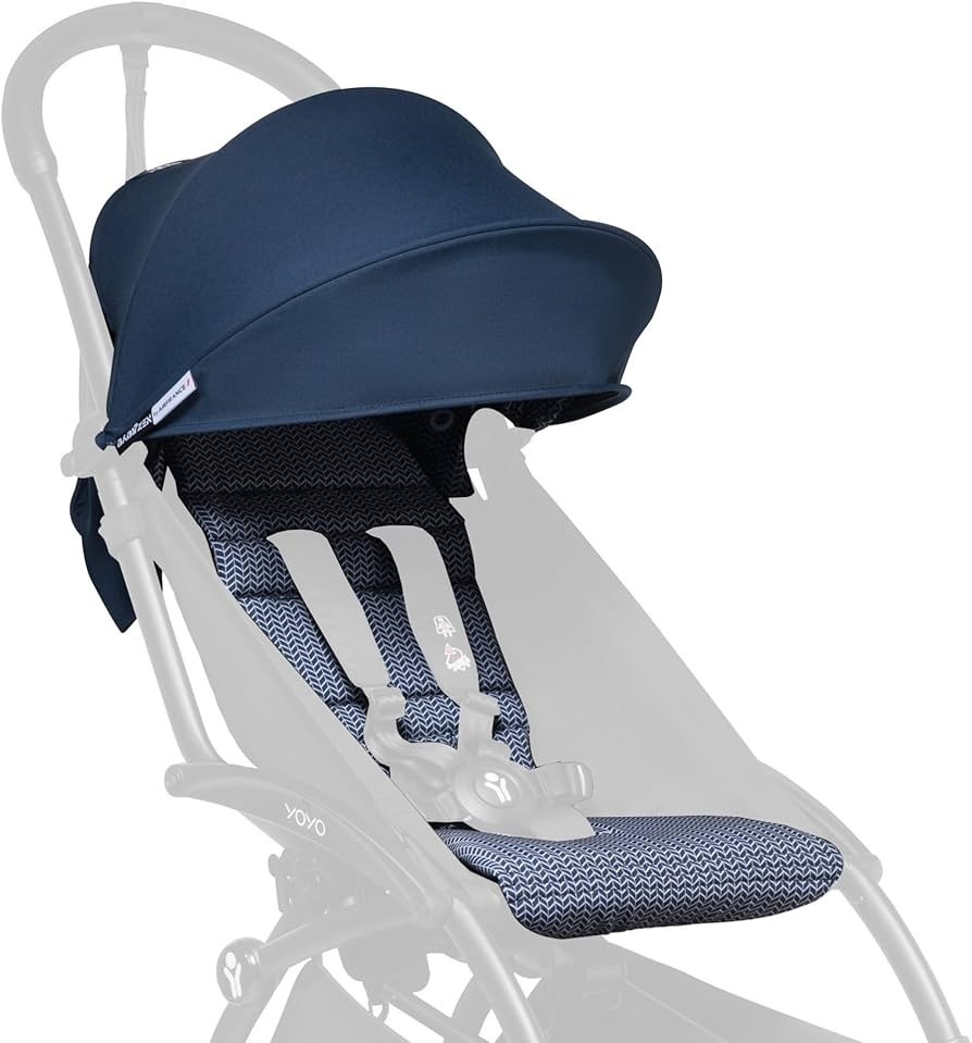 BABYZEN YOYO 6+ Color Pack, Air France Blue - Textiles Only: Seat Cushion, Matching Canopy & Zippere | Amazon (US)