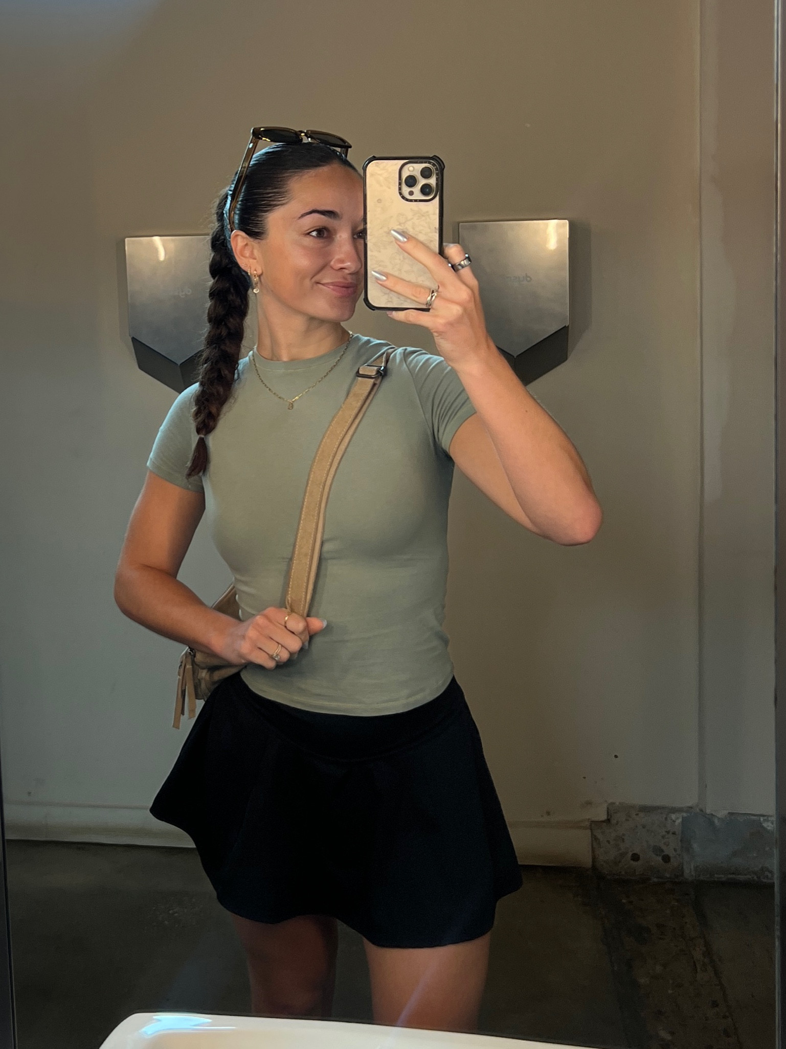 OOTD :) skirt is old from gilly hicks but linking similar. Bag is free people & linking similar since it’s out of stock!

#LTKActive #LTKFindsUnder50 #LTKFindsUnder100