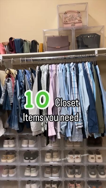 10 things you need to organize your closet 

#LTKVideo #LTKfindsunder50 #LTKhome