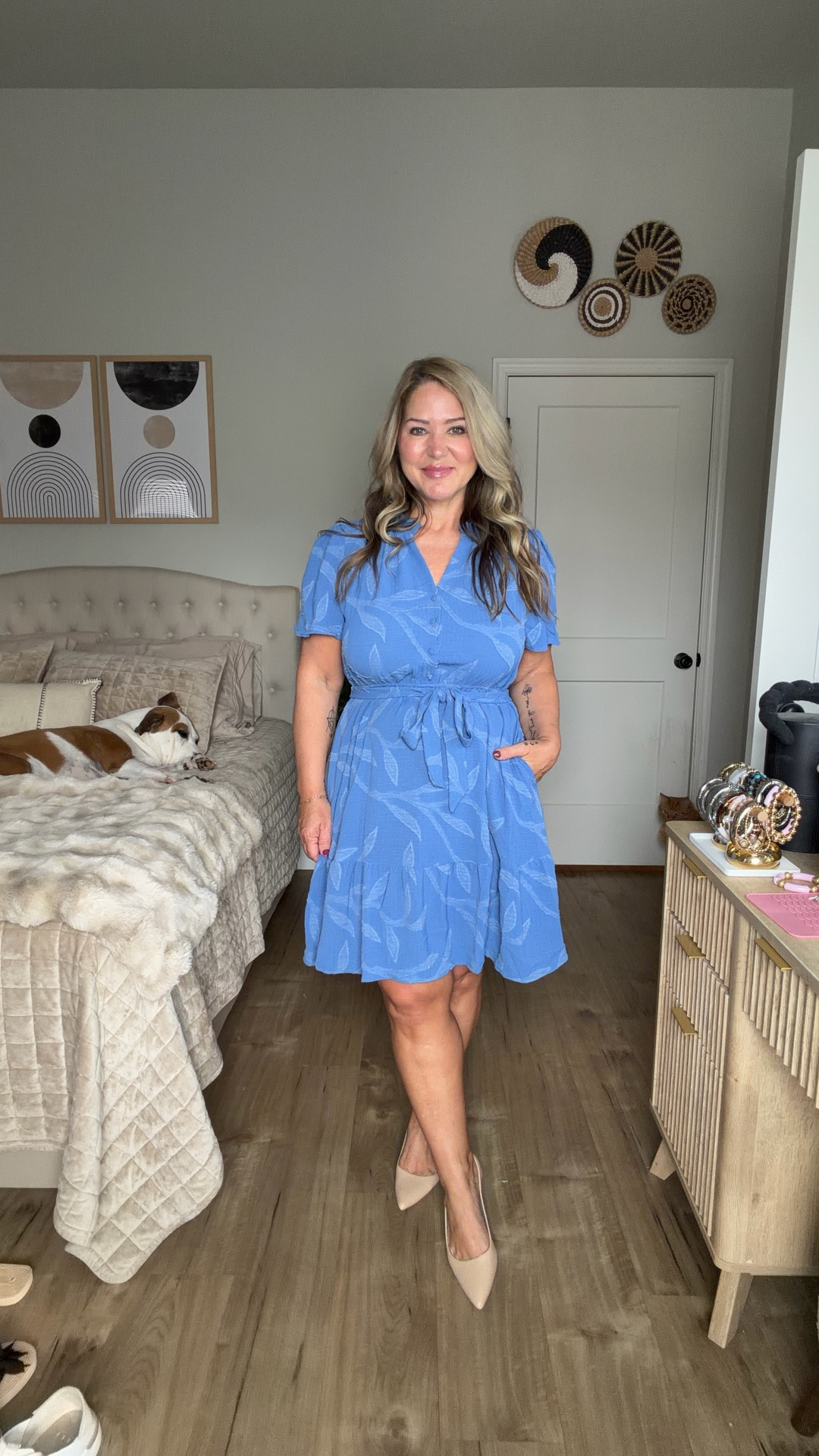 Size large for 

#LTKPetite #LTKMidsize #LTKOver40