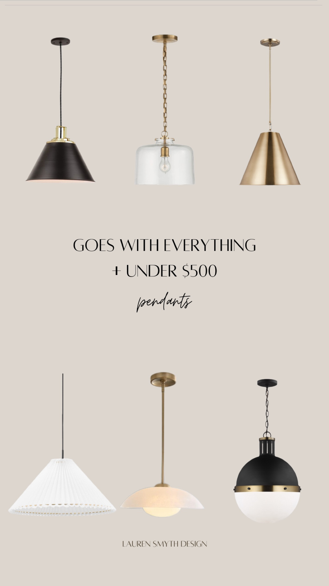 Goes with everything & under $500: PENDANTS 

#LTKHome #LTKSaleAlert #LTKGiftGuide