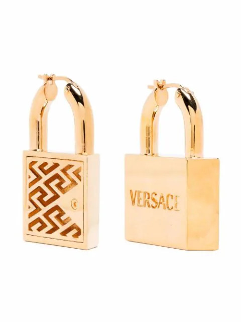 Greca padlock earrings | Farfetch Global