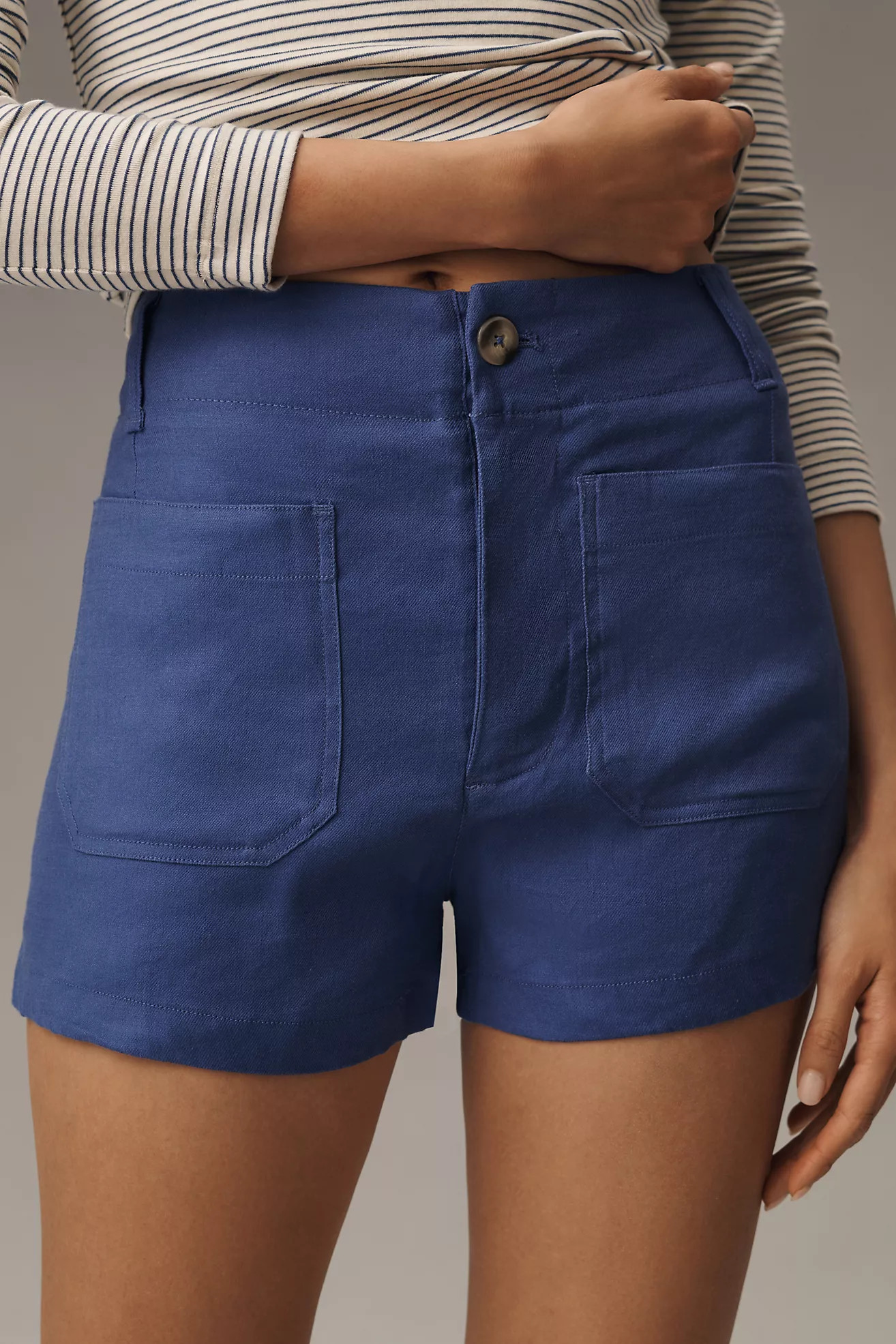The Colette Shorts by Maeve: Linen Edition | Anthropologie (US)