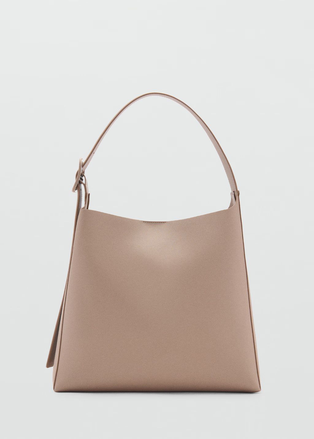 Shopper bag with buckle | MANGO (UK)