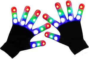 WEICHUANGXIN Cool Toys for Kids Age 8-10 Years Old Light Up LED Gloves for Kids - Perfect for Sto... | Amazon (US)