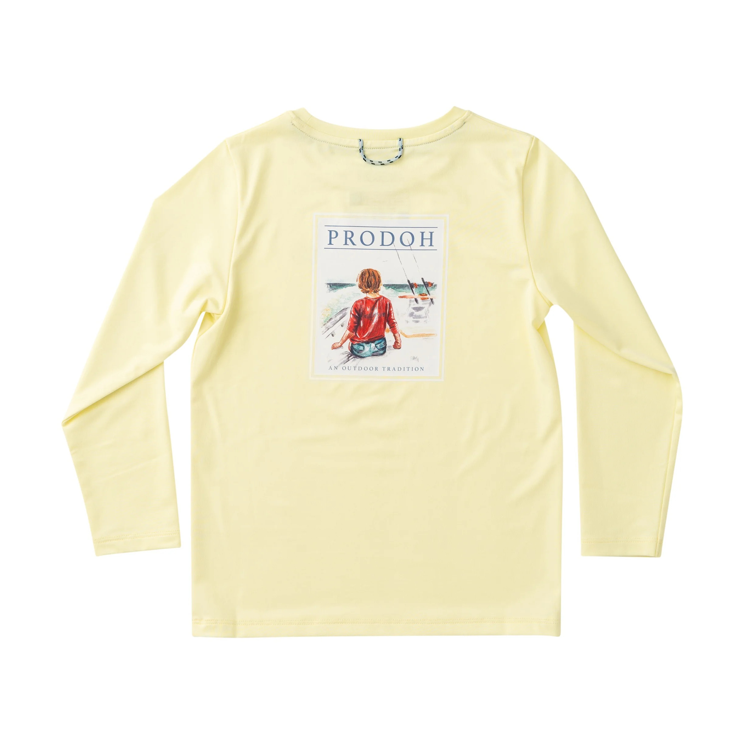 Kid's Pro Performance Long Sleeve T-shirt – Fishing Boy Art | PRODOH