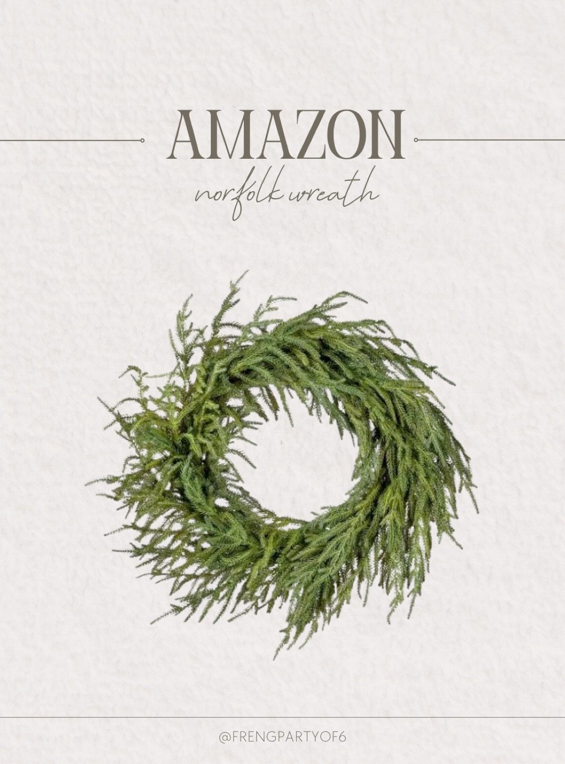 Real touch Norfolk garland is in stock on Amazon! Sells out every year! I have and love, we usually hang it on our range hood above our range. L

#LTKFindsUnder100 #LTKHome #LTKSeasonal