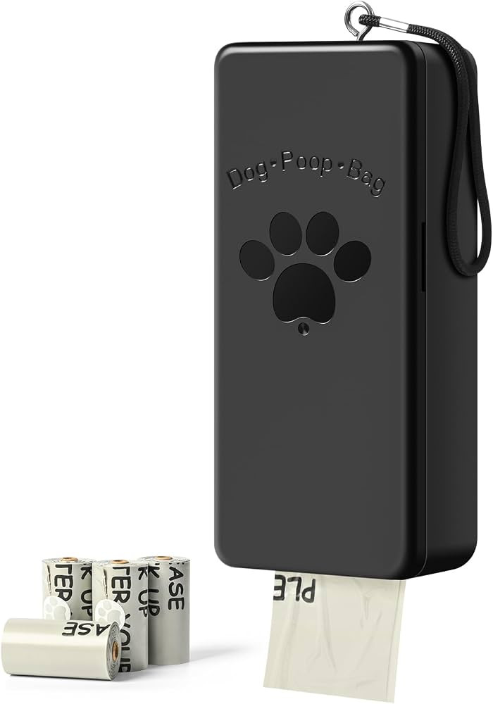 qeerable Dog Poop Bag Dispenser, Wall-Mounted Dog Bag dispenser Outdoor or Indoor for Doggy and P... | Amazon (US)