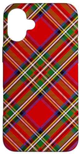 Stewart Tartan Scottish Plaid Case for iPhone 16 Plus | Amazon (US)