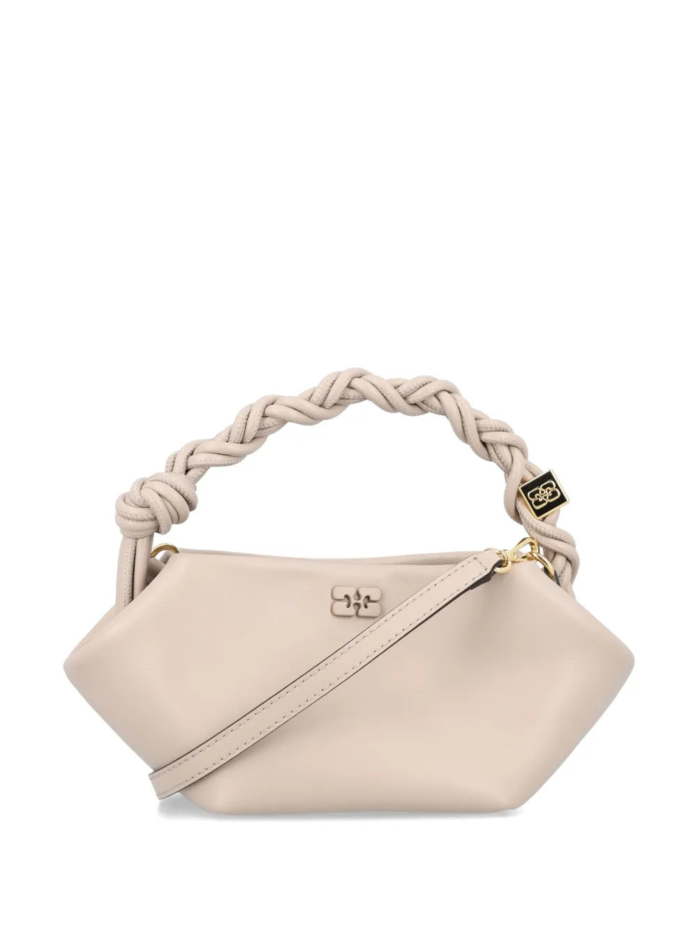 GANNI Bou Recycled Leather Tote Bag | Neutrals | FARFETCH AU | Farfetch Global