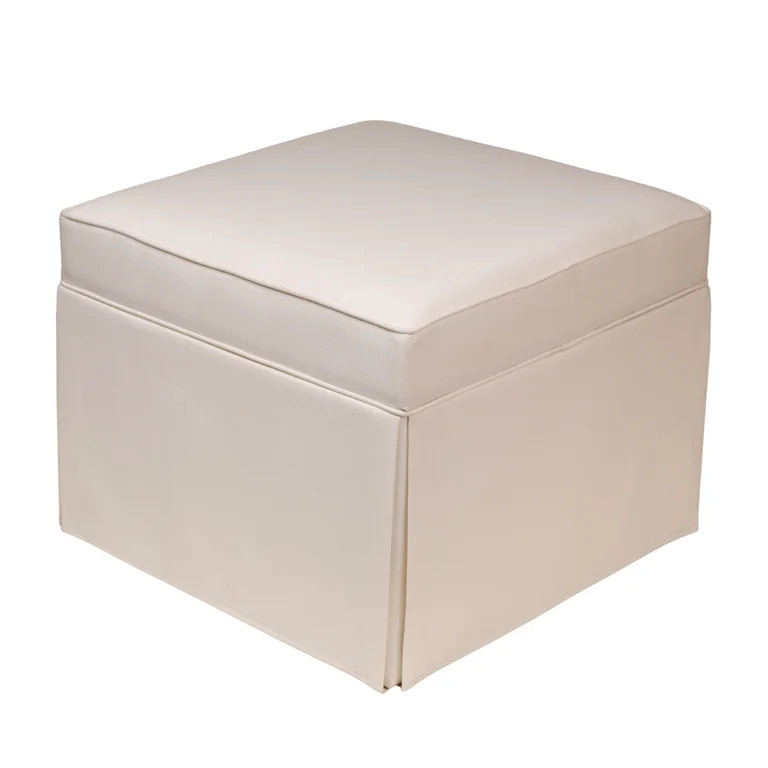 My Texas House Alamo Skirted Ottoman, Taupe Fabric | Walmart (US)