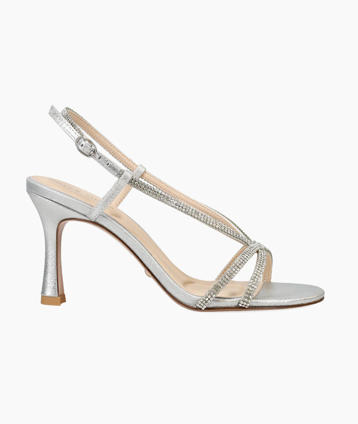 Bracen Mid Heel - Silver | Pelle Moda