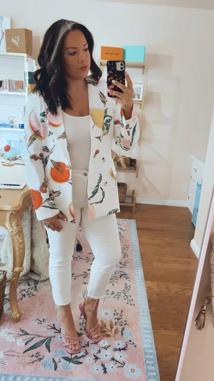 Workwear | fun blazer | white denim | bodysuit | Shein and Amazon | J. Crew style | preppy fashion | working mom | professional style | work style 

#LTKBacktoSchool #LTKSeasonal #LTKworkwear