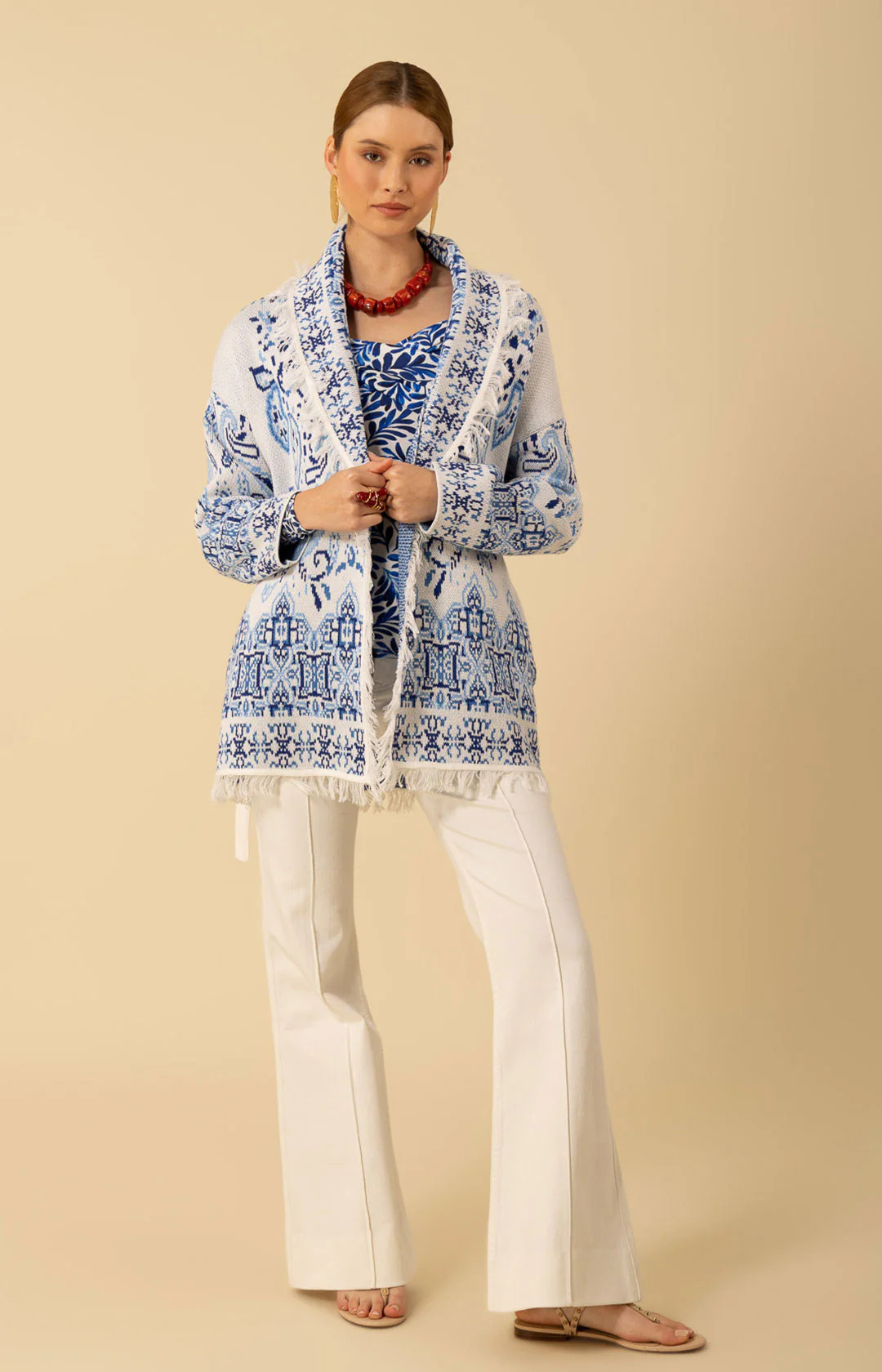 Capri Jacquard Sweater | Hale Bob