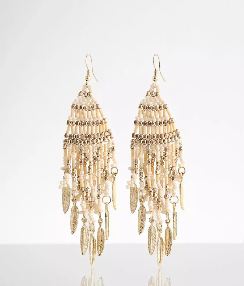 Fringe Seed Bead Earring | Buckle