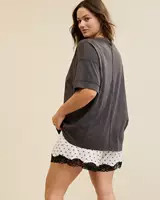 Aerie Crew Oversized Boyfriend T-Shirt | American Eagle Outfitters (US & CA)