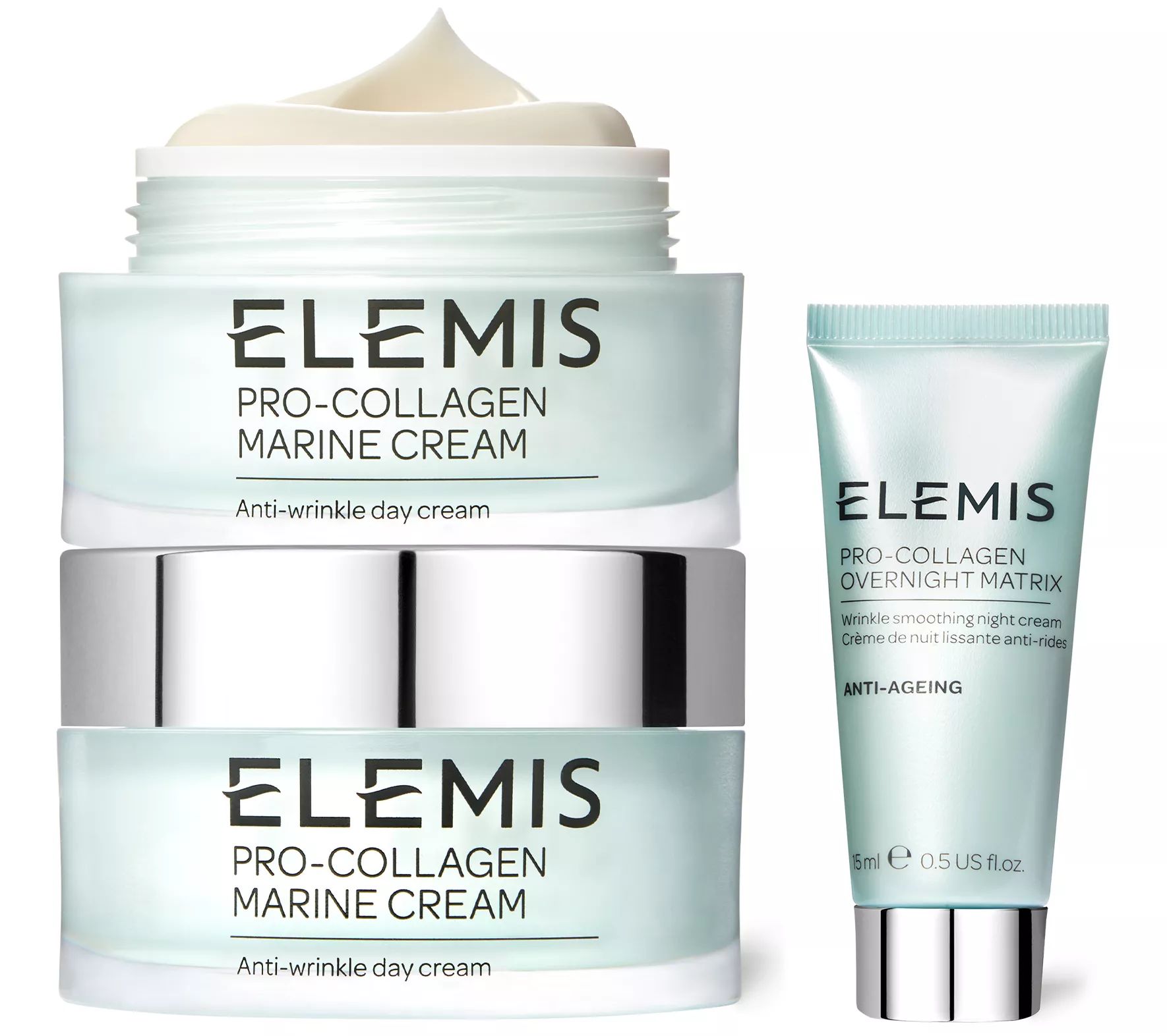 ELEMIS Pro-Collagen Marine Cream Duo & Travel Matrix - QVC.com | QVC