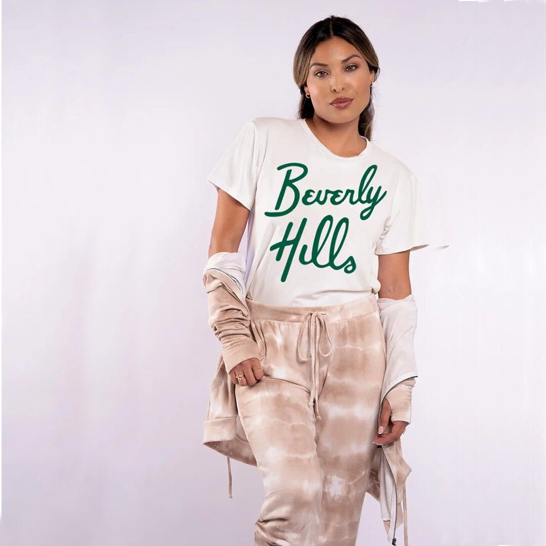 Beverly Hills White Tee Shirt | Etsy (US)