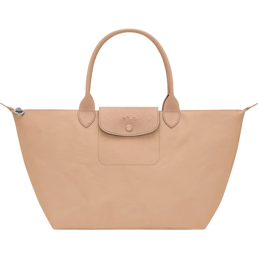 Longchamp Large Le Pliage One Shoulder Bag in Beige at Nordstrom | Nordstrom