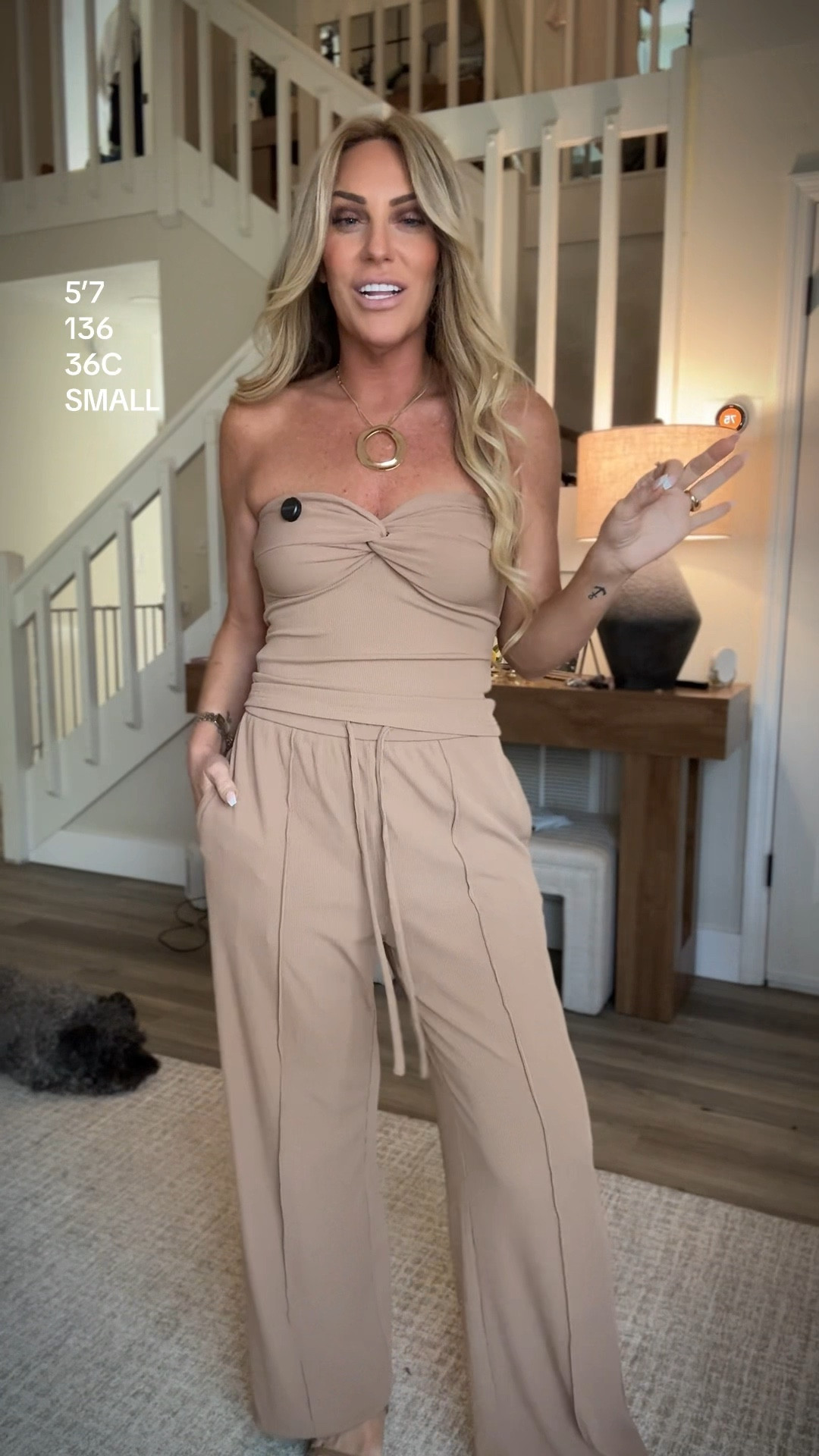 This two-piece set is super comfy and stretchy, making it an easy favorite for everyday wear. I love the strapless top, and the fit runs true to size. It comes in so many great colors and is perfect for everything from running around at home to packing for vacation. Just add your favorite sandals and a cute bag for an effortless, put-together look.

#LTKOver40 #LTKSeasonal #LTKMidsize