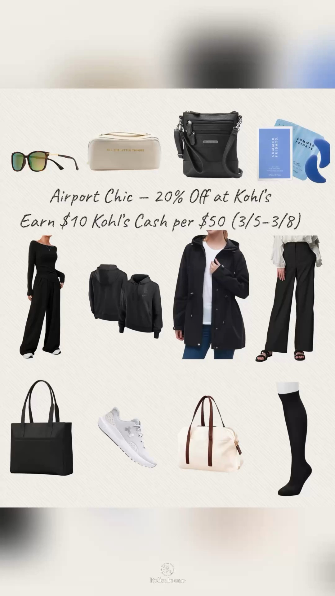 Comfort meets pulled-together ✈️

These @kohls finds are perfect for travel days — soft sets, easy layers, neutral staples that still look styled.

Bonus: 20% off right now + $10 Kohl’s Cash for every $50 spent (3/5–3/8).

Smart shopping season is here.

#Ad #AirportStyle #TravelChic #KohlsStyle #LTKTravel #NeutralStyle


#LTKSaleAlert #LTKSpringSale #LTKTravel