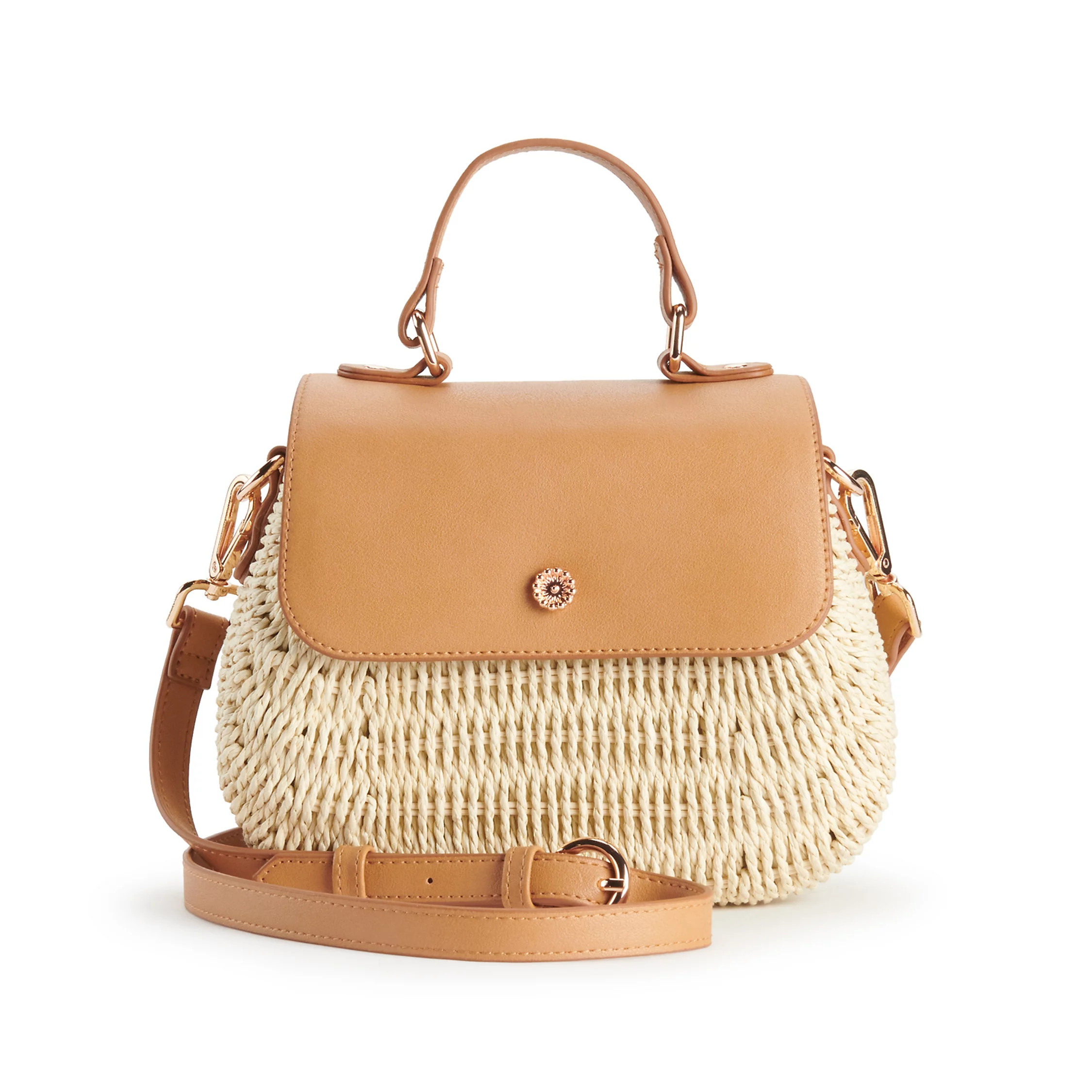 LC Lauren Conrad Structured Shoulder Bag | Kohl's