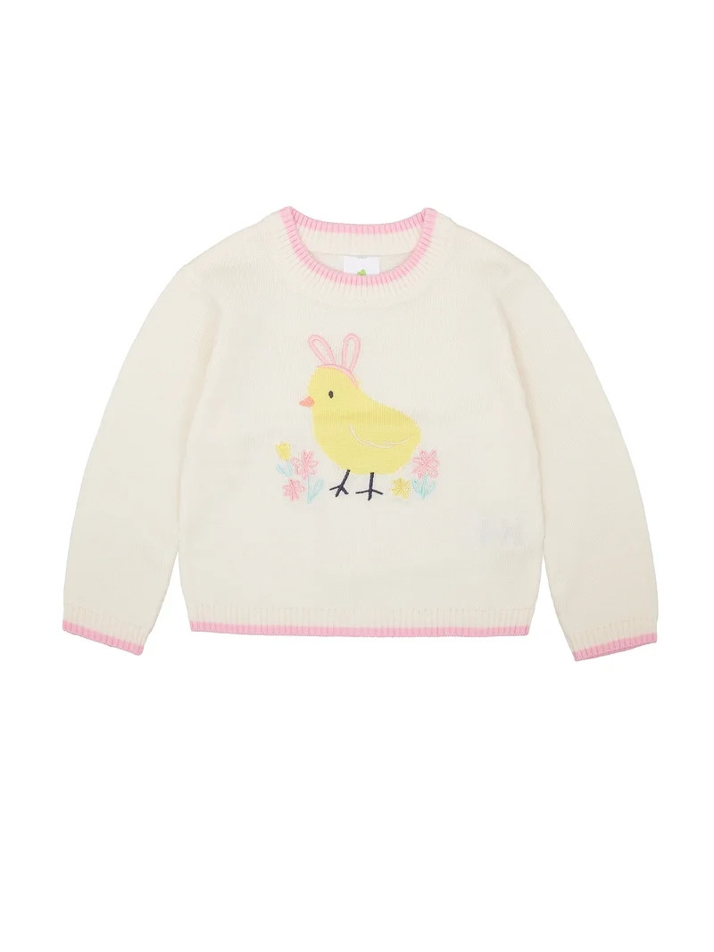 Way to Celebrate Toddler Long Sleeve Easter Sweater, Sizes 12M-5T | Walmart (US)