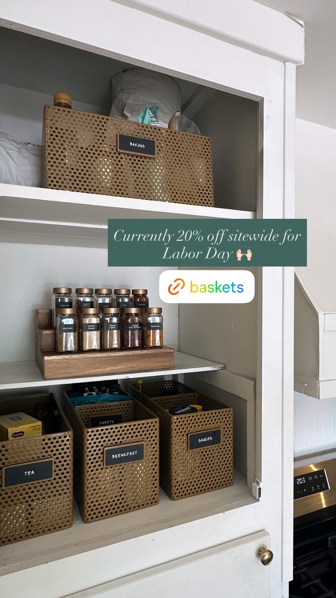 If you’re like me and have been putting off getting organized, @NEAT Method Labor Day sale is the perfect excuse to finally make it happen - loving this much pantry glow up 🤍

#LTKHome #LTKSaleAlert #LTKdayinmylife