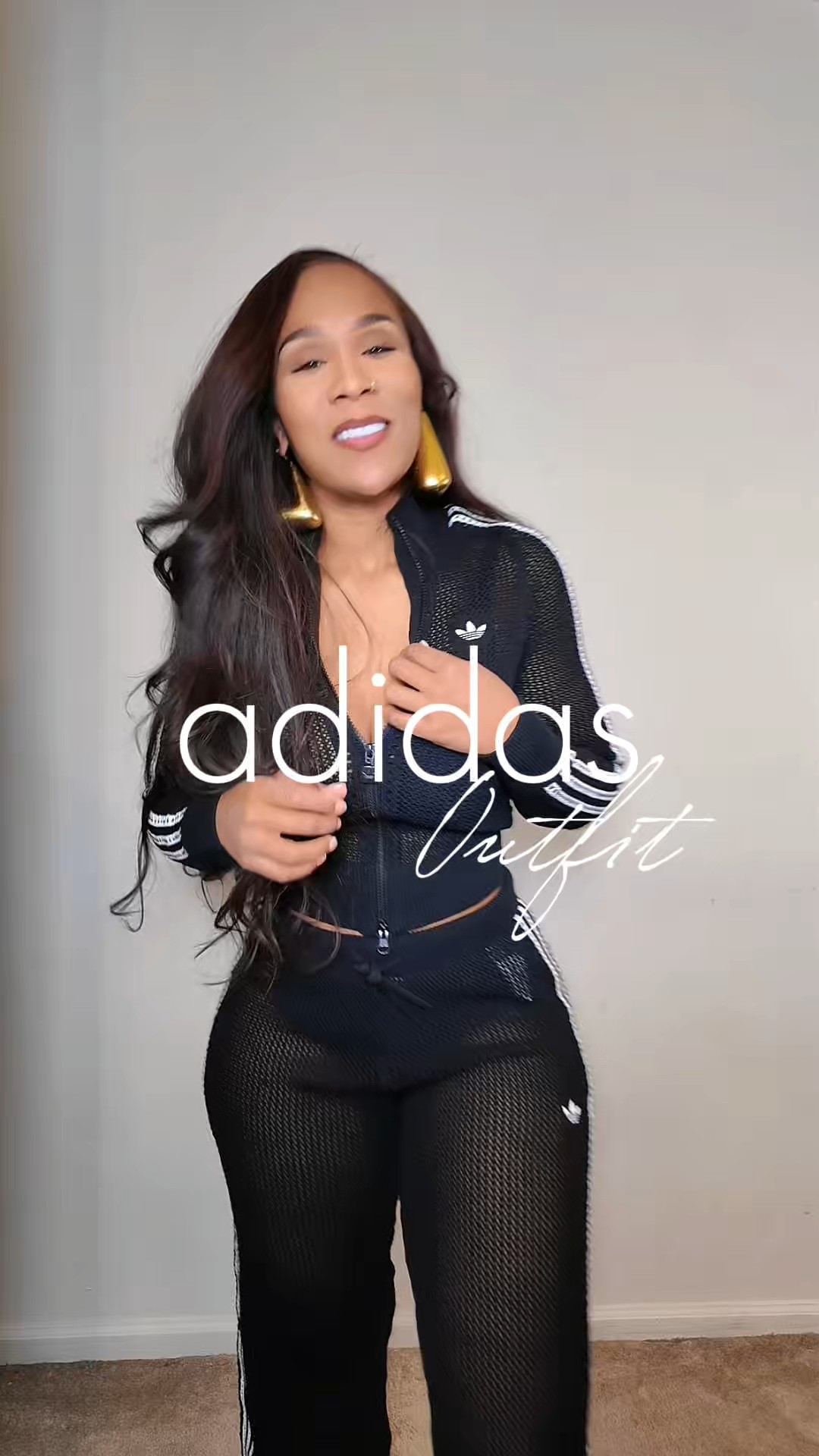 adidas knitted crochet set 🖤

I'm 5’7 175lbs 
Top: 2XS Bottoms: Large

#LTKootd #LTKActive #LTKFindsUnder50