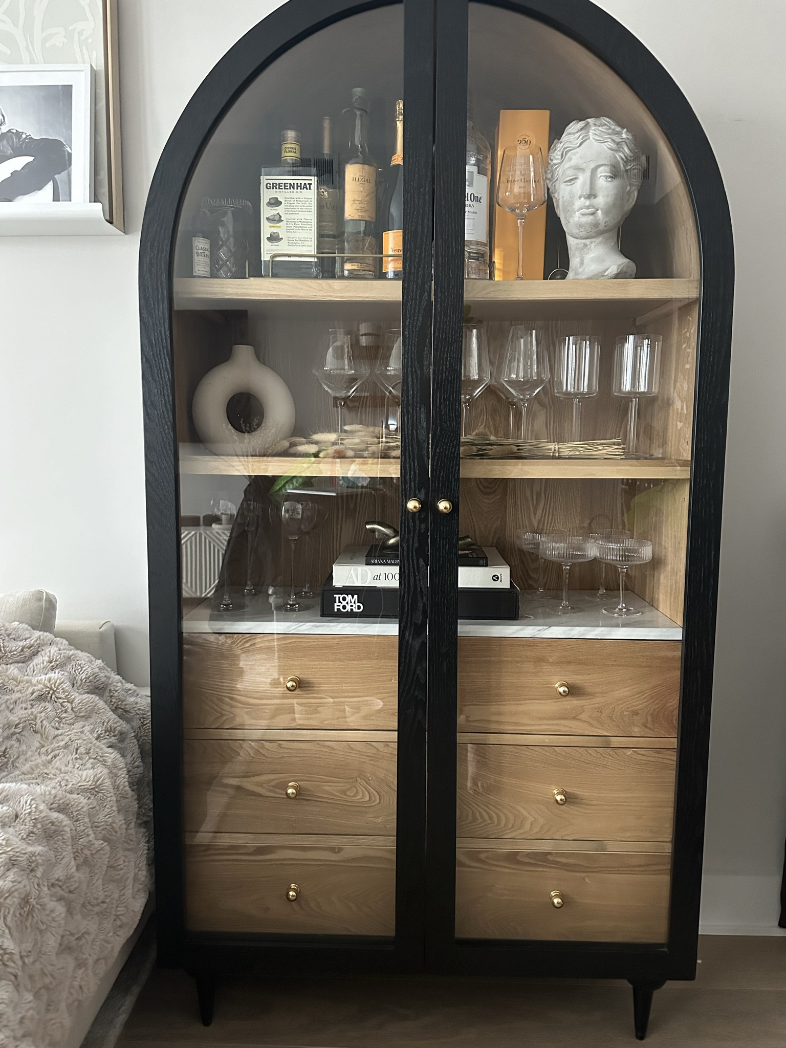 Anthropologie Fern cabinet styling 

#LTKhome #LTKstyletip