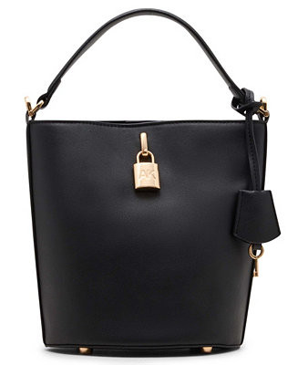 Small Lock Bucket with Convertible Strap | Macy's