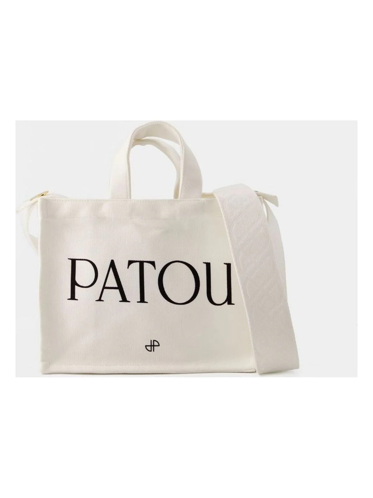 Patou Women's Small Tote Bag in Beige | AC025 | LOZURI