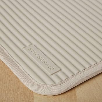 KitchenAid Ribbed Soft Silicone Water Resistant Pot Holder Set, Milkshake , 2 Piece Set, 7"x9" | Amazon (US)