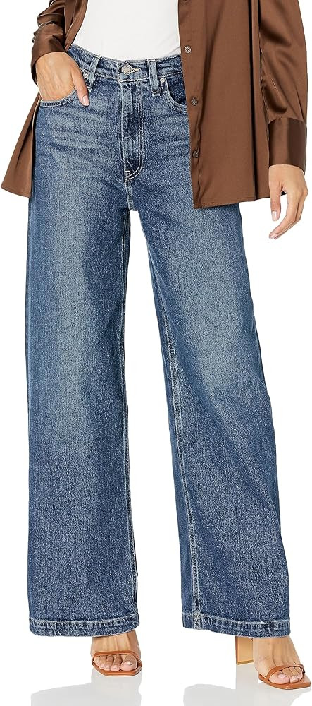Hudson Womens James High Rise Wide Leg Jean | Amazon (US)