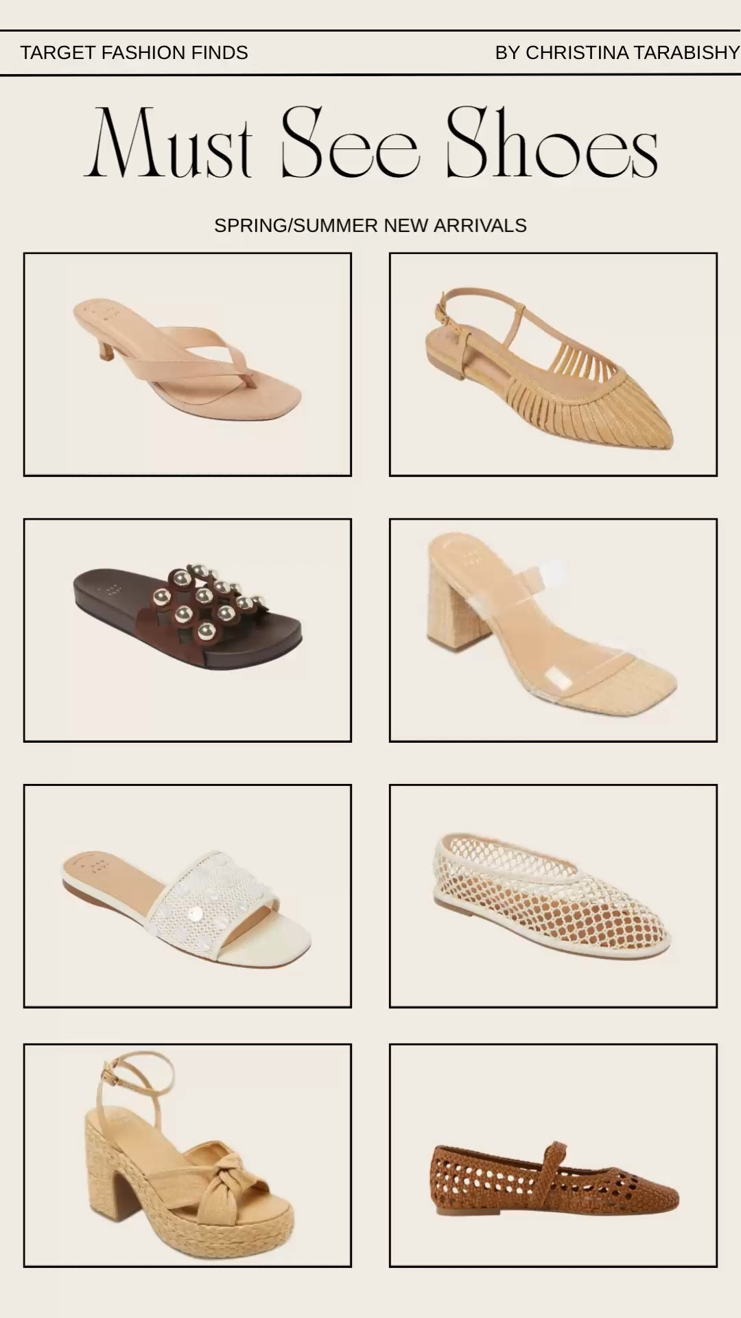 Target spring shoes new arrivals 

#LTKootd #LTKSeasonal