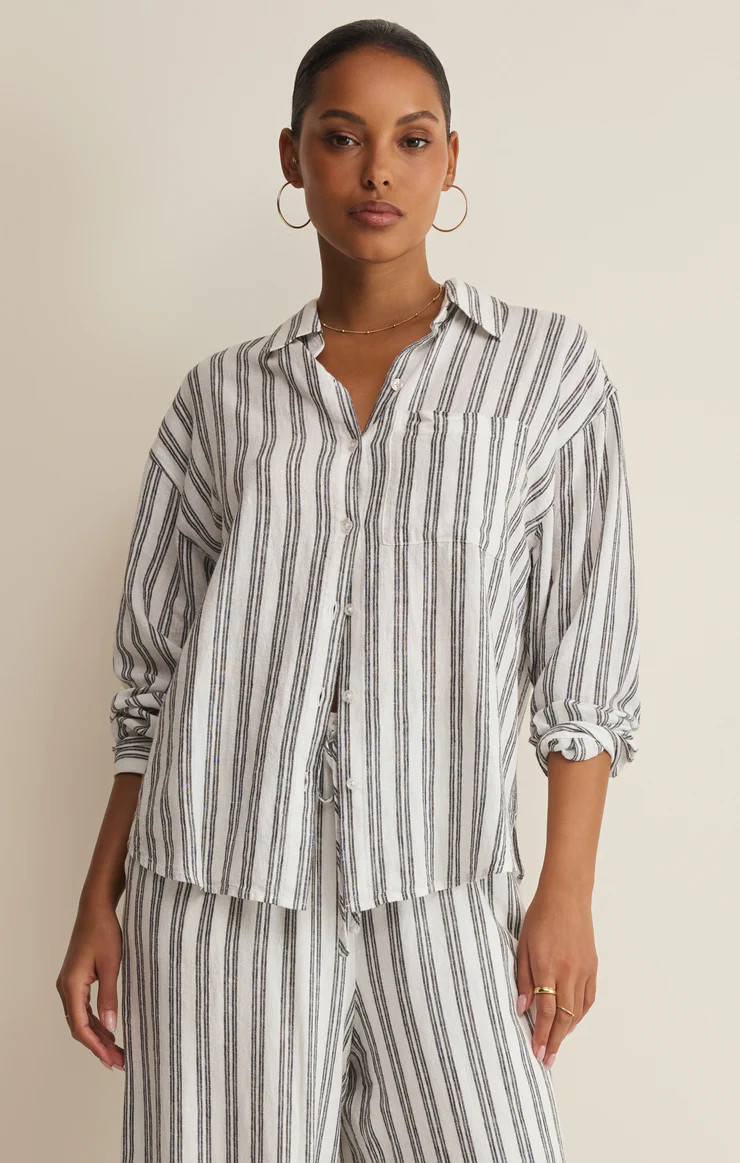 The Signature Striped Linen Top | Z Supply