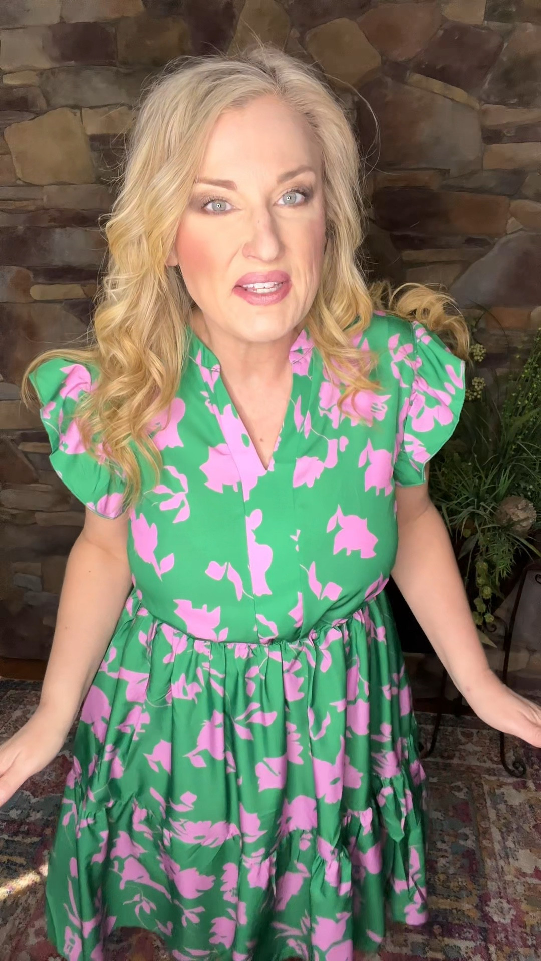 Perfect Easter dress…spring colors, floral print, ruffle sleeves, elastic waist, modest length 

#LTKMidsize #LTKootd #LTKOver40