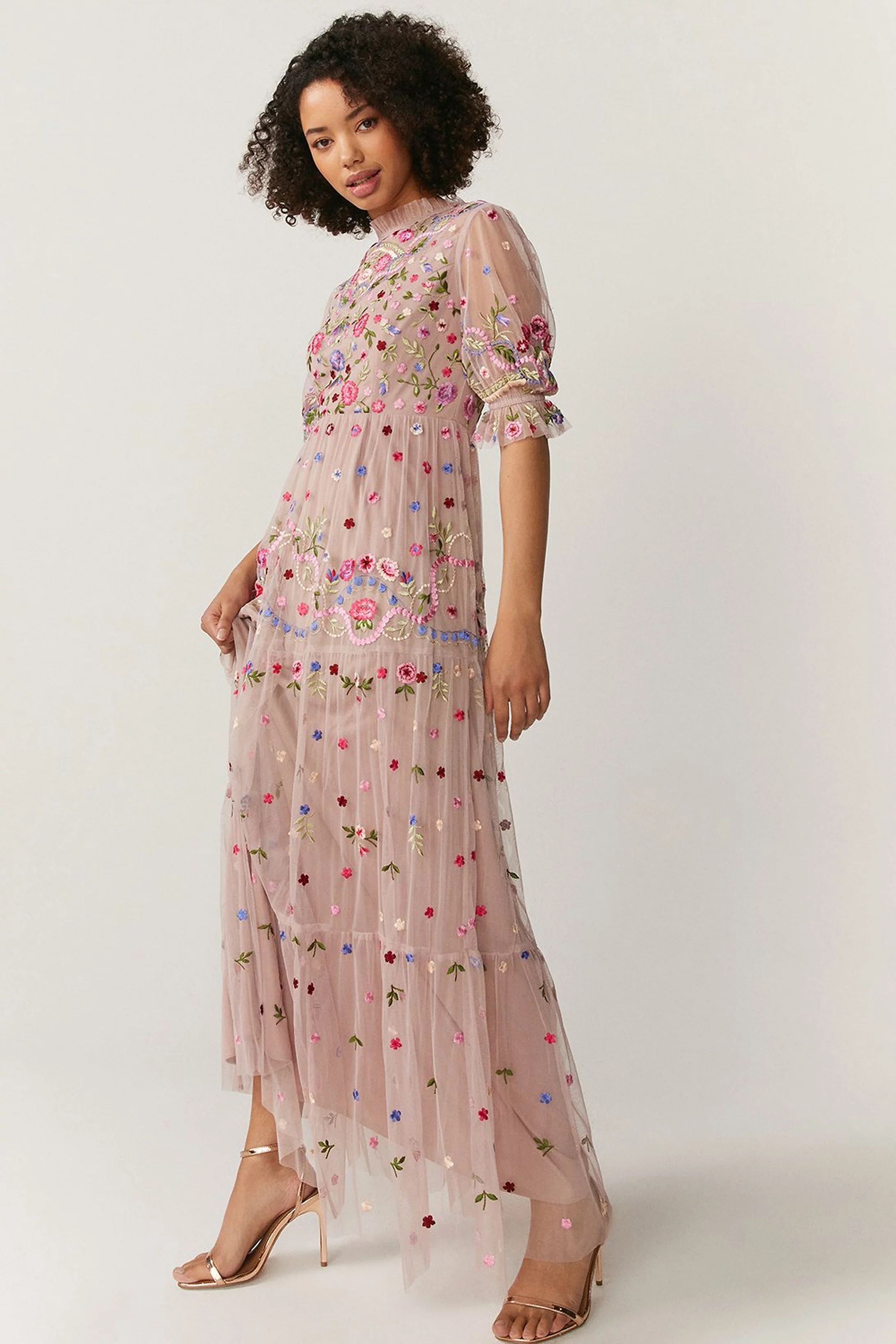 All Over Embroidered Maxi Dress | Coast (UK)