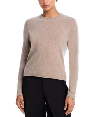 100% Cashmere Rolled Edge Sweater - Exclusive | Bloomingdale's (US)