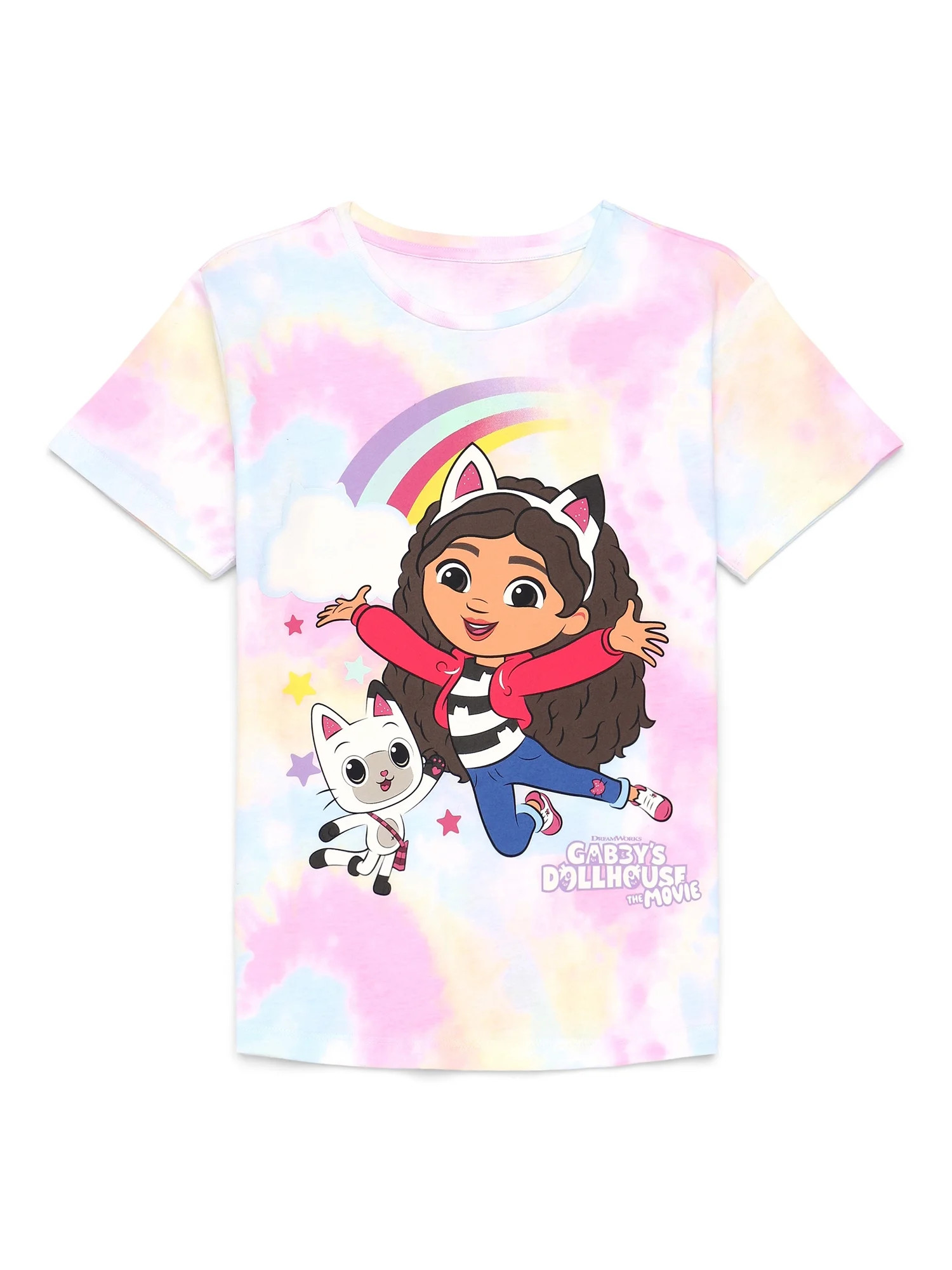 Gabby's Dollhouse Girls Short Sleeve Graphic T-Shirt, Sizes 4-16 | Walmart (US)