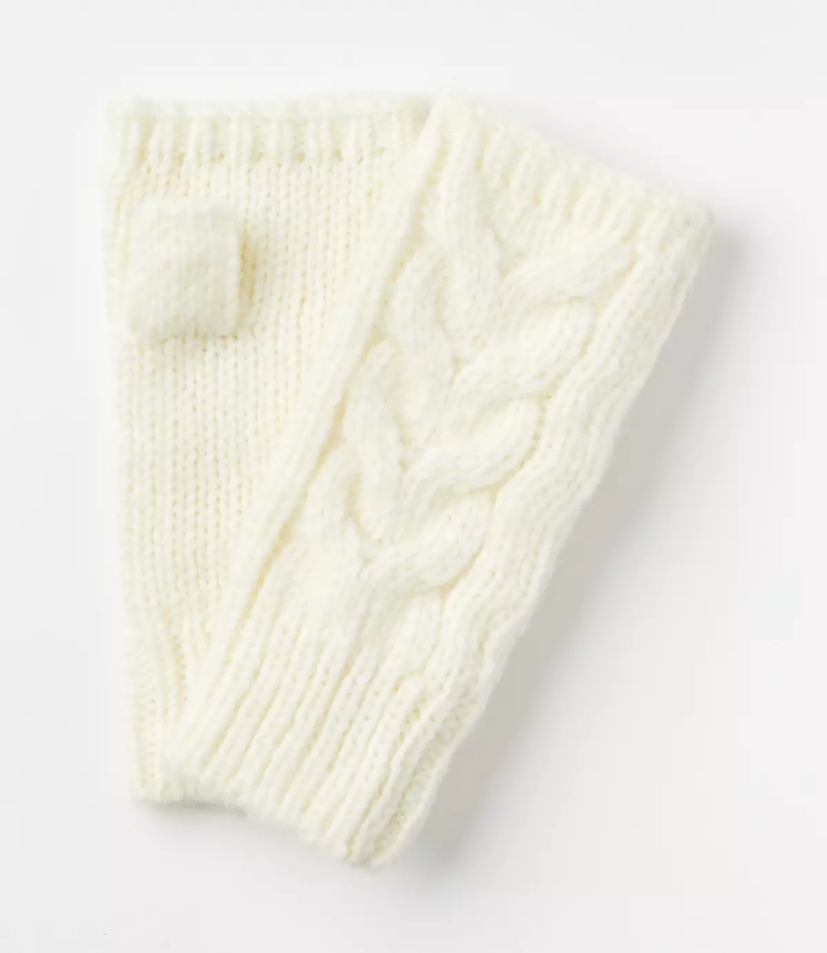 Cable Fingerless Gloves | LOFT
